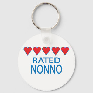Five Heart Nonno Key Ring