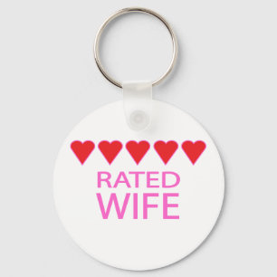 Five Heart Wife Key Ring