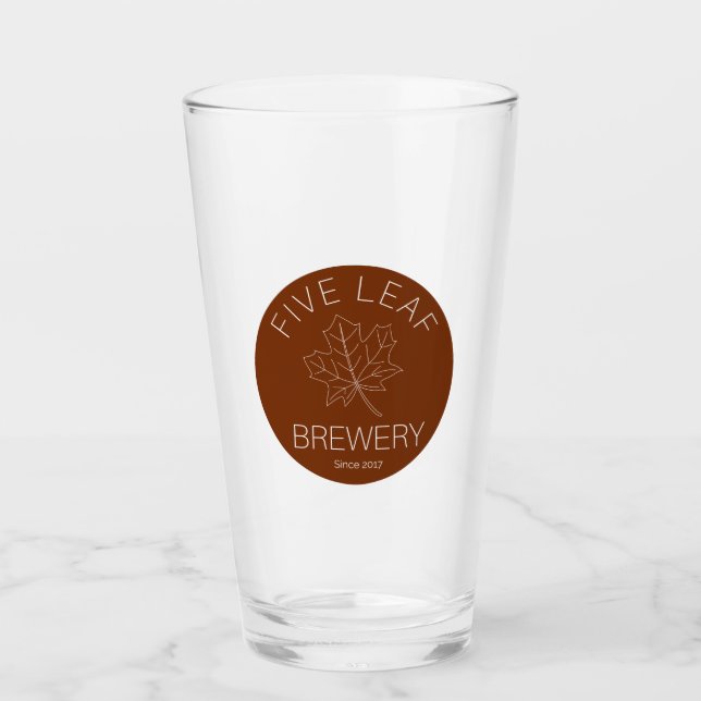 Five Leaf Brewery Glass (Front)