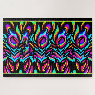 Five Looked On - Ken Gauge Abstract Jigsaw Puzzle