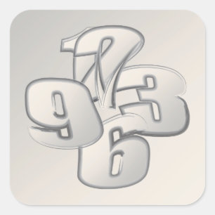 Five minutes back square sticker