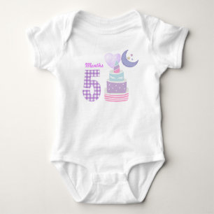 Five months baby bodysuit