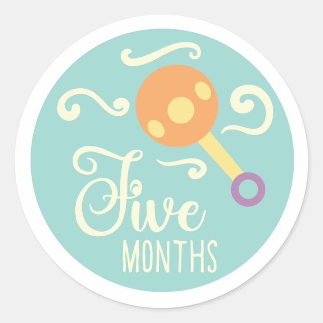 Five Months Stickers (Front)