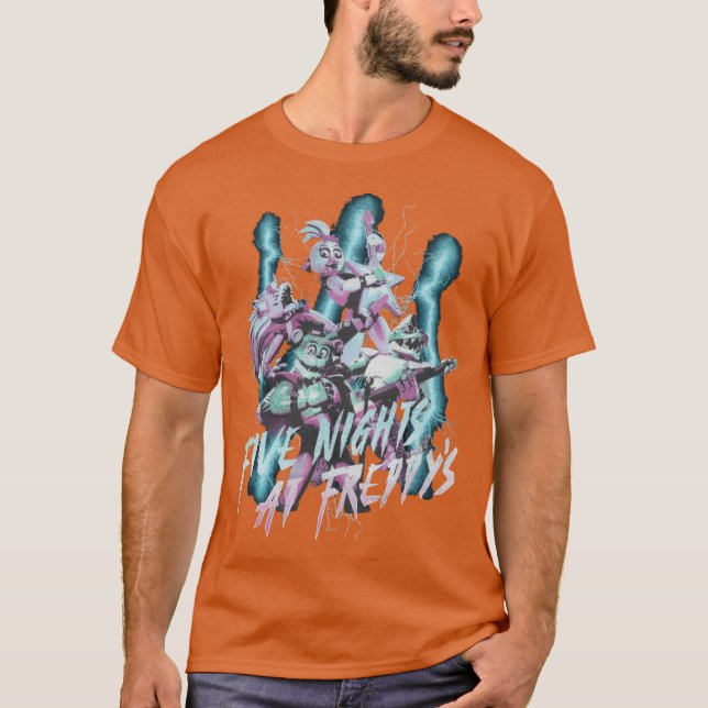 Five Nights At Freddys 90s retro T-Shirt (Front)