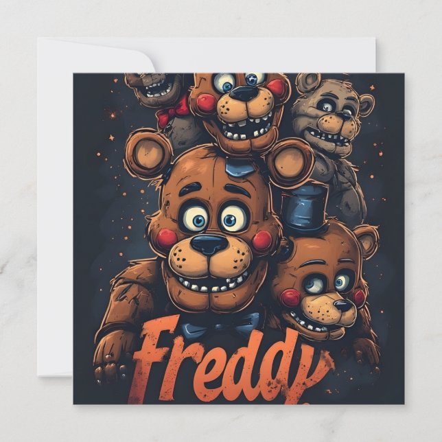 Five Nights at Freddy's Holiday Card (Front)