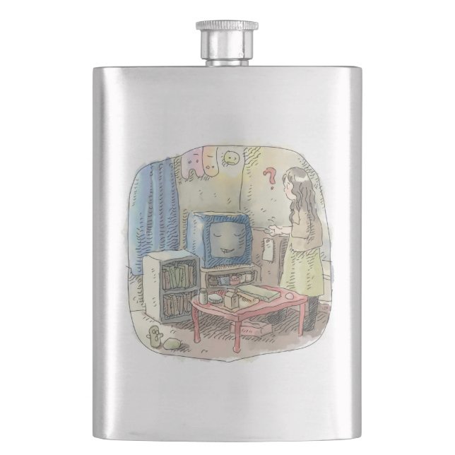 Five o'clock hip flask (Front)