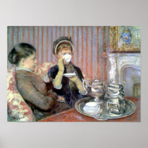 Five O'Clock Tea Mary Cassatt Fine Art Poster