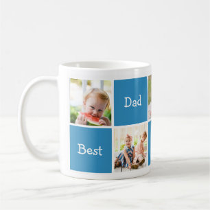 Five Photos Best Dad In The World Coffee Mug
