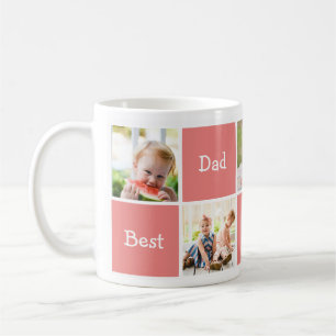 Five Photos Best Dad In The World Coffee Mug