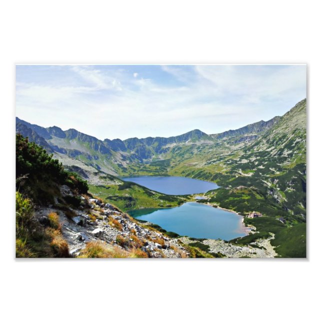 Five Polish Ponds Valley, Tatras Photo Print (Front)