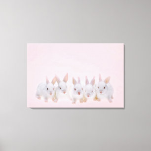 Five Rabbits Canvas Print