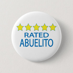 Five Star Abuelito 6 Cm Round Badge