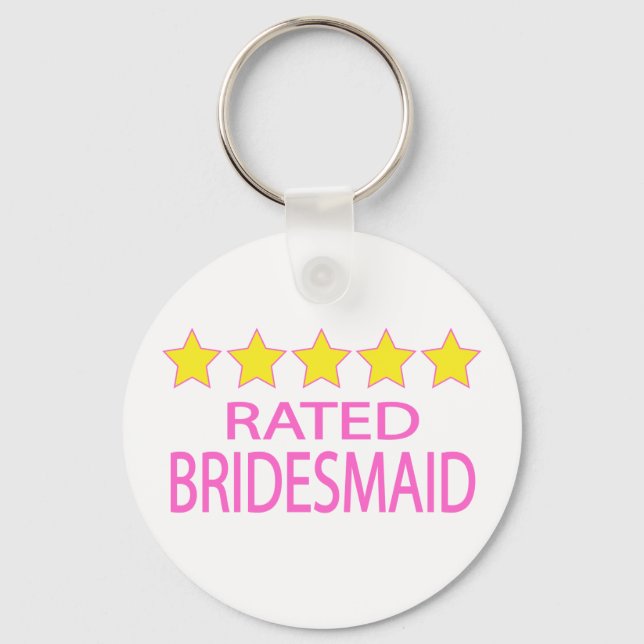 Five Star Bridesmaid Key Ring (Front)