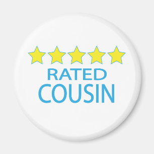 Five Star Cousin Magnet
