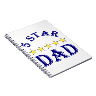 Five Star Dad Spiral Notebook