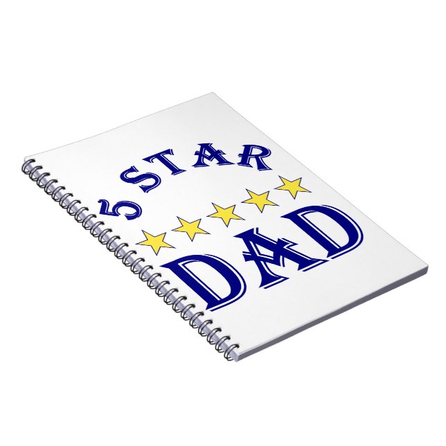 Five Star Dad Spiral Notebook (Right Side)