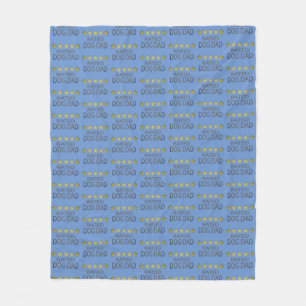Five Star Dog Dad Fleece Blanket