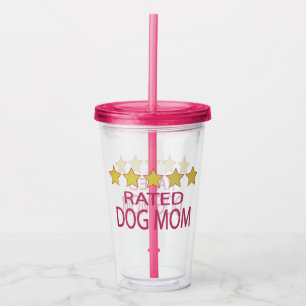Five Star Dog Mum Acrylic Tumbler