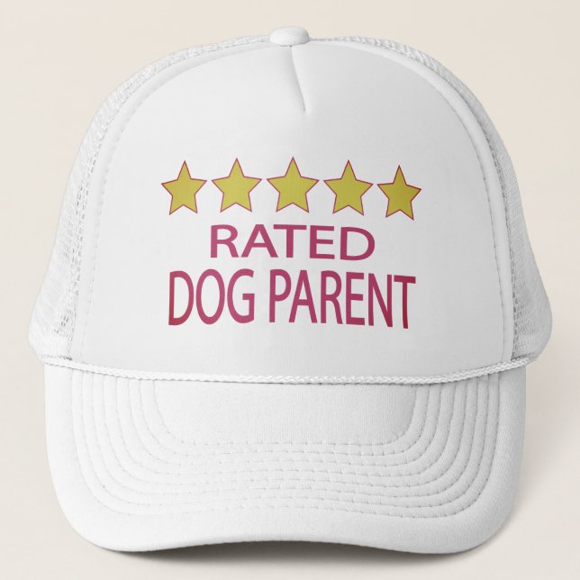Five Star Dog Parent Trucker Hat (Front)
