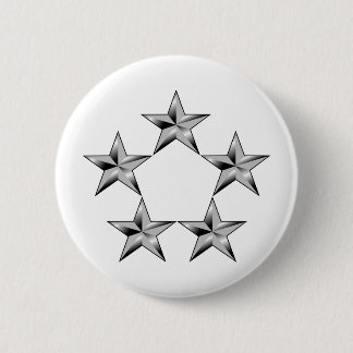 Five-star-general 6 Cm Round Badge