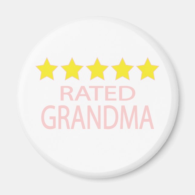 Five Star Grandma Magnet (Front)