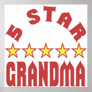 Five Star Grandma Poster