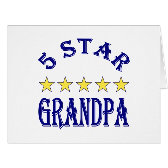 Five Star Grandpa (Front Horizontal)
