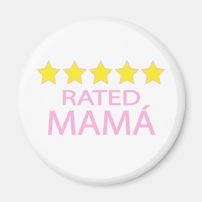 Five Star Mamá Magnet (Front)