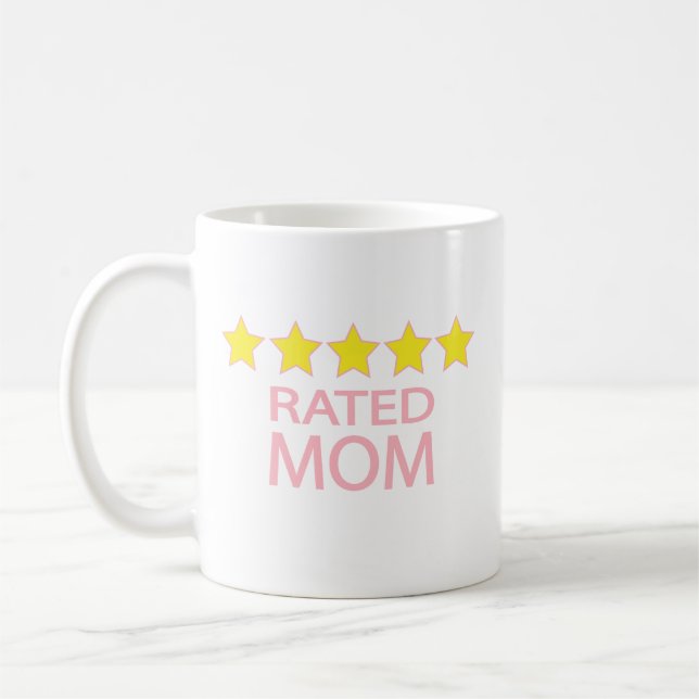 Five Star Mum Coffee Mug (Left)