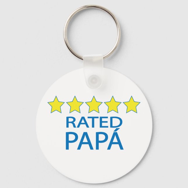 Five Star Papá Key Ring (Front)