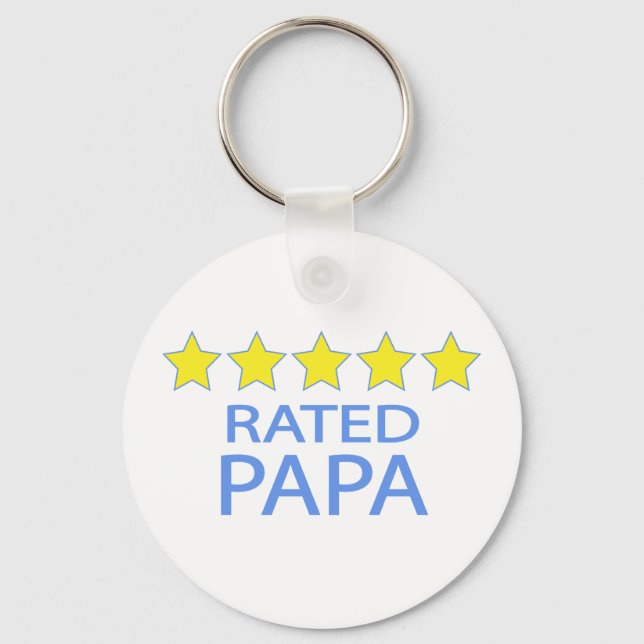 Five Star Papa Key Ring (Front)
