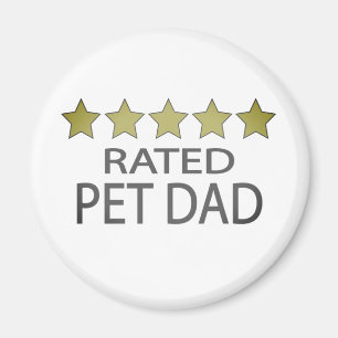 Five Star Pet Dad Magnet