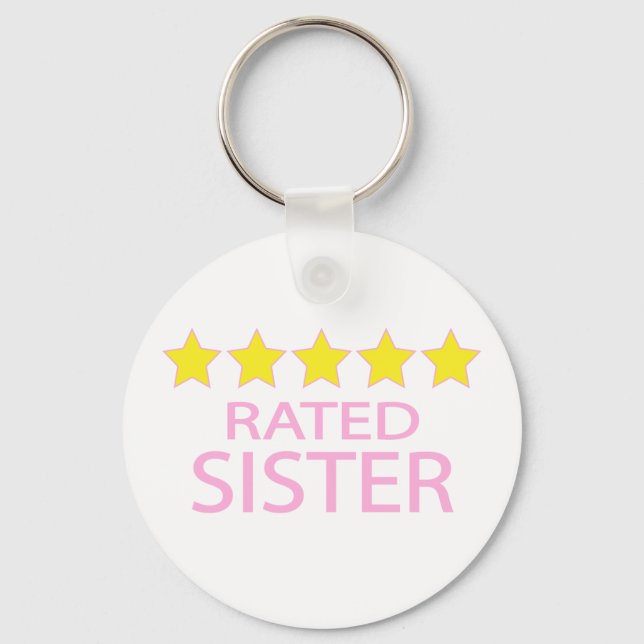 Five Star Sister Key Ring (Front)