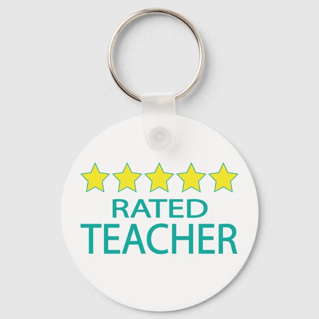 Five Star Teacher Key Ring (Front)