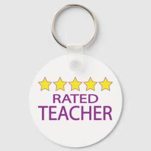 Five Star Teacher Key Ring
