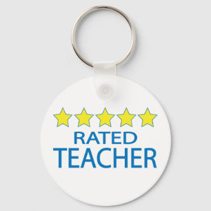 Five Star Teacher Key Ring