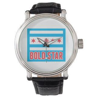 Five Stars CHI Flag Logo Watch