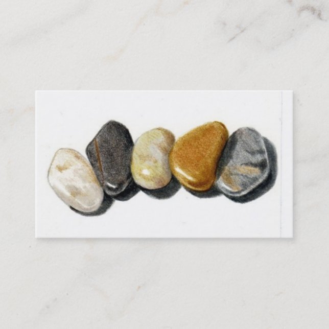 FIVE STONES: PEBBLES: BUSINESS CARD (Front)