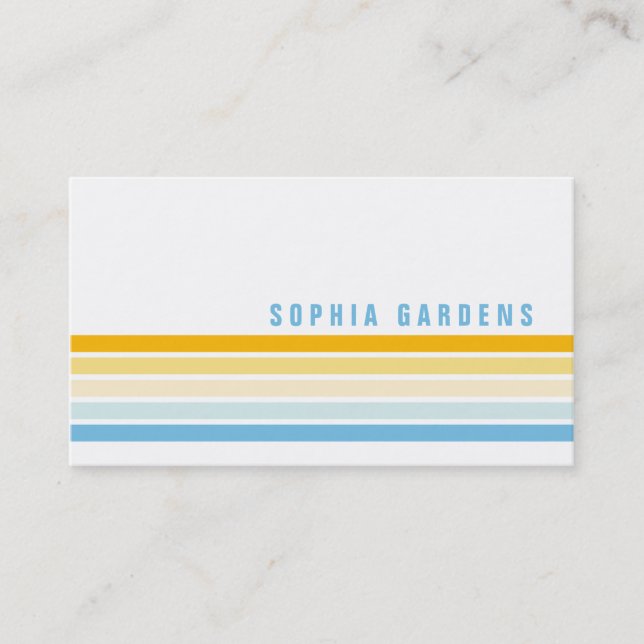 Five Stripes - Colours 02 Business Card (Front)