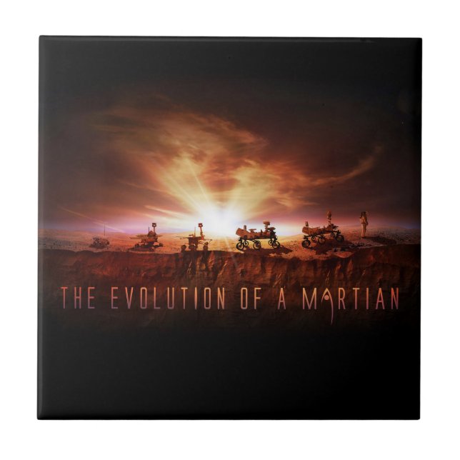 Five Successful Mars Rovers Tile (Front)