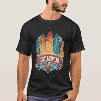Five Surfboards Fort Morgan Beach Al T-Shirt