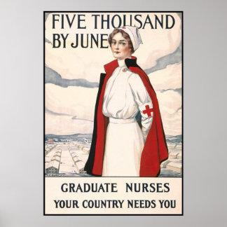 Five Thousand by June Nurse Recruiting Poster