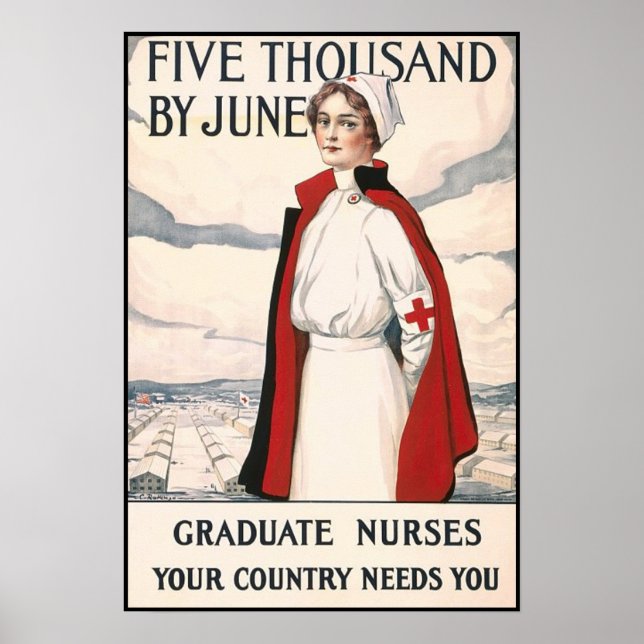 Five Thousand by June Nurse Recruiting Poster (Front)