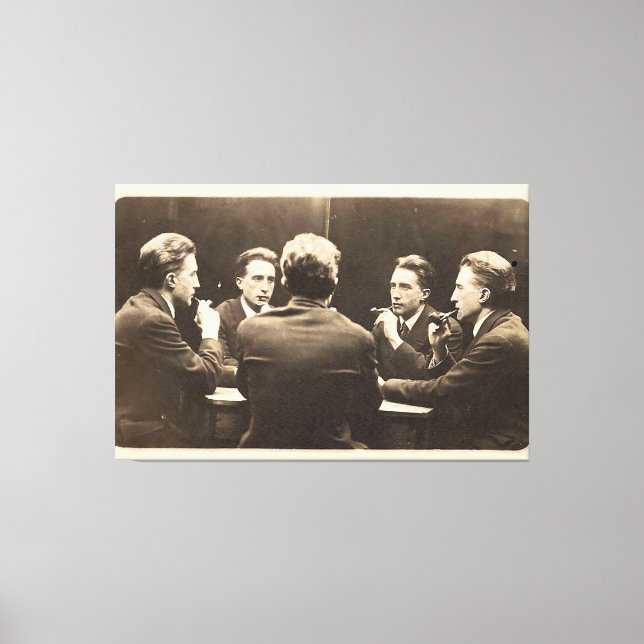 Five-Way Portrait of Duchamp Stretched Canvas Print (Front)