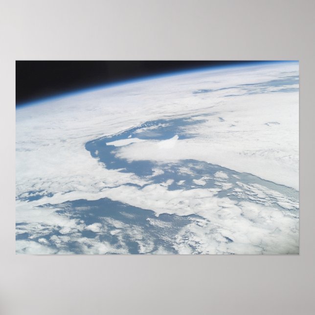 Five year old icebergs near South Georgia Islan Poster (Front)