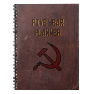 Five Year Planner Spiral Notebook
