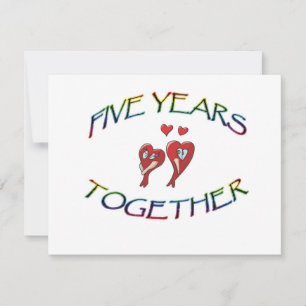 FIVE YEARS TOGETHER