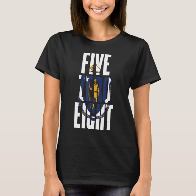 Five Zero Eight 508 Area Code Worcester Massachuse T-Shirt (Front)