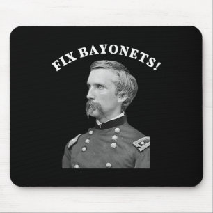 Fix Bayonets Civil War Quote Joshua Chamberlain  Mouse Pad