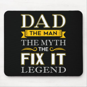 Fix It Dad Gifts Fathers Day Handy Man  Mouse Pad